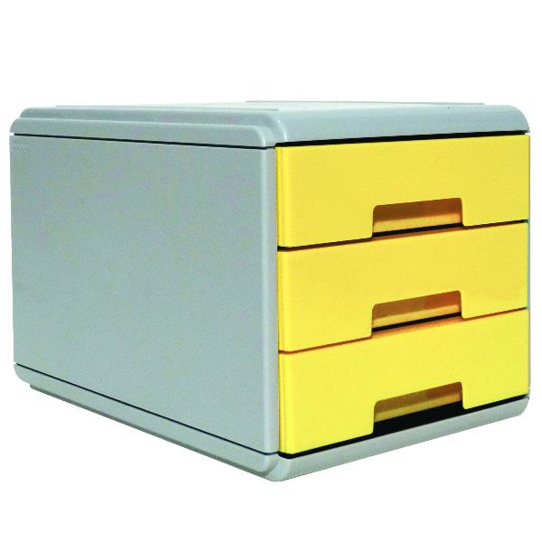 MINI CASSETTIERA PASTEL GIALLO 2