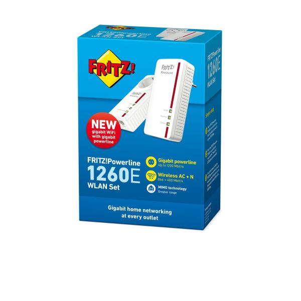 FRITZ!POWERLINE 1260E WLAN SET 2
