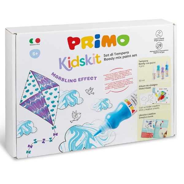 Primo SET DI TEMPERA MARBLING EFFECT