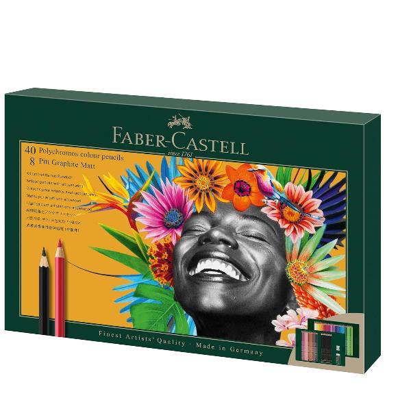 FABER CASTEL Set Polychromos e Pitt Grafite Matt