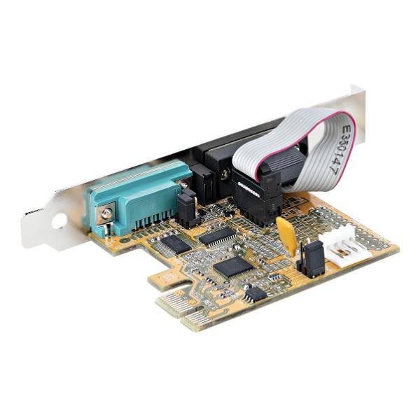 Scheda Seriale PCI Express a 2 porte; Scheda di interfaccia seriale da PCIe a RS232 (DB9) 2