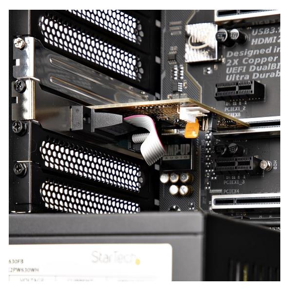 Scheda Seriale PCI Express a 2 porte; Scheda di interfaccia seriale da PCIe a RS232 (DB9) 7