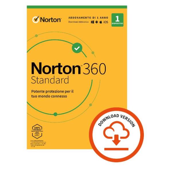 NORTON Norton 360 Standard 2023 - 1 Dispositivo 12 Mesi 10GB - ESD