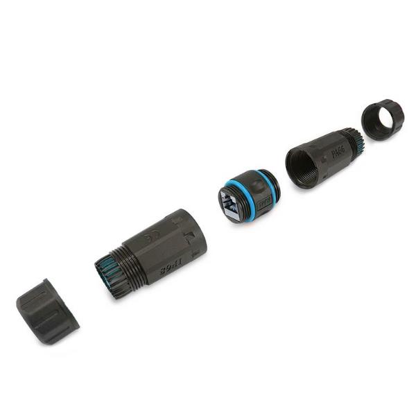 EQUIP - COUPLER INLINE CAT.6 RJ45 SCHERMATO IP68, da esterno 5