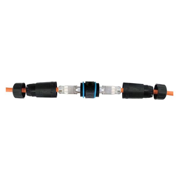 EQUIP - COUPLER INLINE CAT.6 RJ45 SCHERMATO IP68, da esterno 7