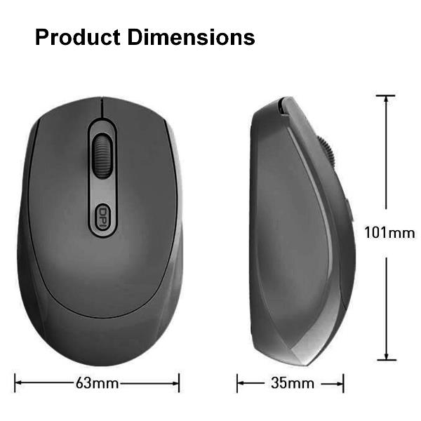 EQUIP - MOUSE WIRELESS 4-TASTI 2