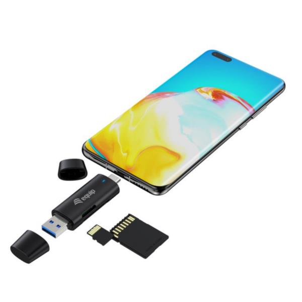 EQUIP - LETTORE DI SCHEDE USB 2 in 1, 5Gbps, SD, TF 4