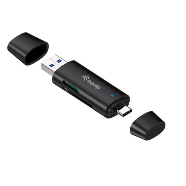 EQUIP - LETTORE DI SCHEDE USB 2 in 1, 5Gbps, SD, TF 5