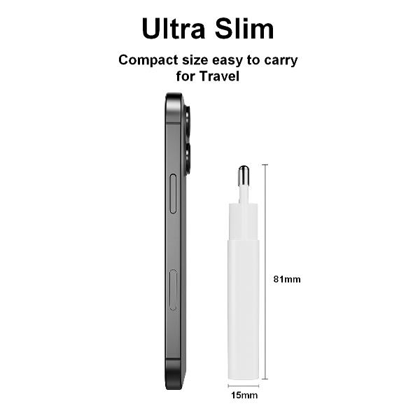 EQUIP - Caricabatterie GaN PD sottile da 20W con 1x USB & 1x USB-C 7