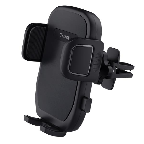 SUPPORTO/HOLDER PER TELEFONO CON MONTAGGIO ALLA VENTOLA DELL’ARIA - TRUST RUNO - NERO 10