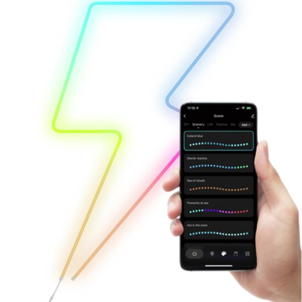 TRUST STRISCIA LED RGB 5M PROGRAMMABILE E DIMMERABILE TRUST VYBZ GXT 904 - ALEXA - GOOGLE HOME