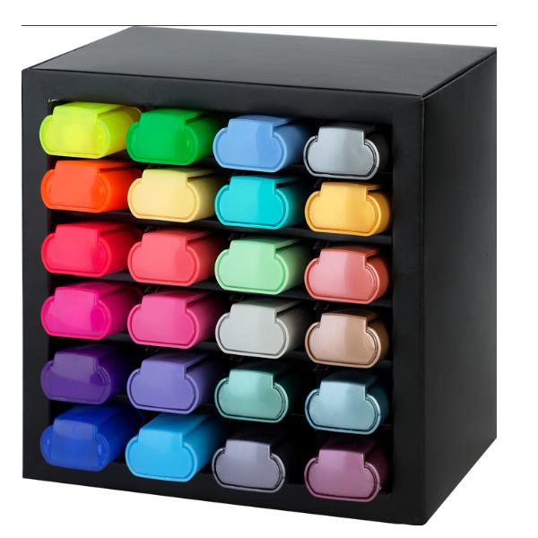 SET DI EVIDENZIATORI 24 PEZZI DESKSET 3