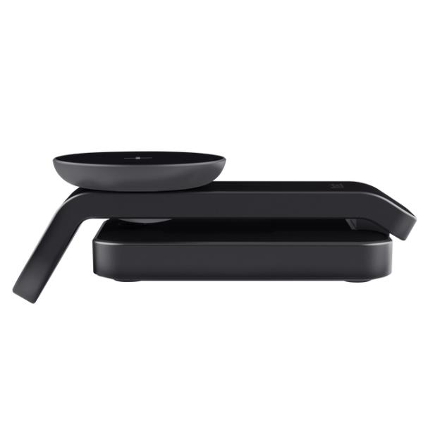 CARICABATTERIA WIRELESS MAGNETICO/MAGSAFE PER IPHONE APPLE WATCH AIRPODS STAND RICHIUDIBILE - TRUST VIRO 3-IN-1 - NERO 3