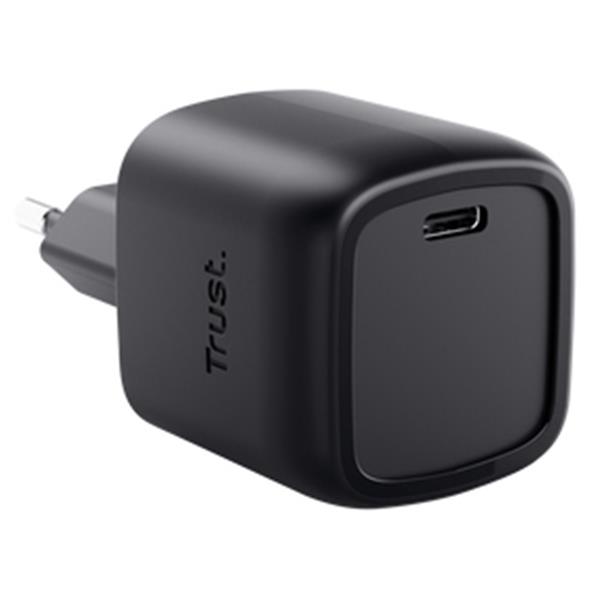 ALIMENTATORE USB-C GAN 30W - PLASTICA RICICLATA 50% - TRUST MAXO - NERO 3