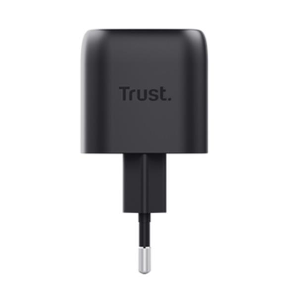ALIMENTATORE USB-C GAN 30W - PLASTICA RICICLATA 50% - TRUST MAXO - NERO 4