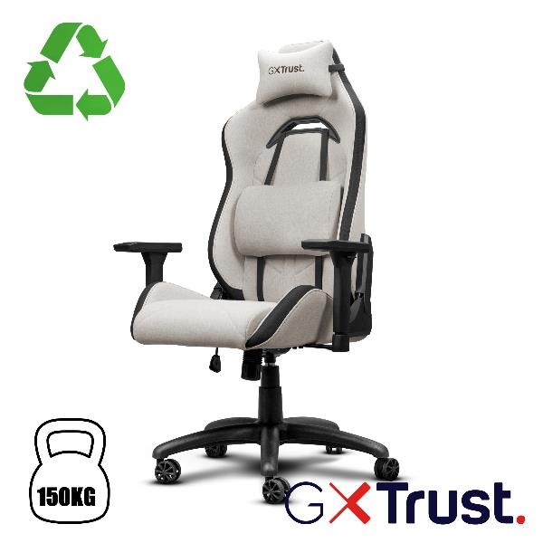 TRUST SEDIA GAMING PREMIUM IN TESSUTO - TRUST GXT 723B RUYA - BEIGE