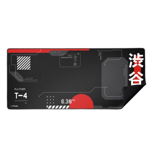 TRUST TAPPETINO/MOUSEPAD XXL - LAVABILE - PROTEGGI SCRIVANIA MISURA 930x400 - TRUST GXT 759 - JAPAN NERO