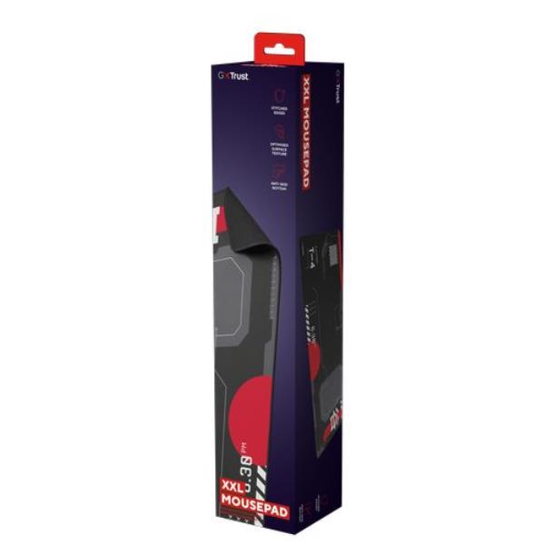 TAPPETINO/MOUSEPAD XXL - LAVABILE - PROTEGGI SCRIVANIA MISURA 930x400 - TRUST GXT 759 - JAPAN NERO 4