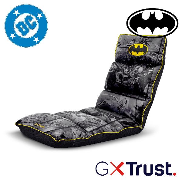 TRUST SEDIA GAMING DA PAVIMENTO PIEGHEVOLE LICENZIATA (DC) BATMAN - TRUST GXT 718SM RAYZEE - BATMAN GRIGIA