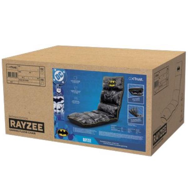 SEDIA GAMING DA PAVIMENTO PIEGHEVOLE LICENZIATA (DC) BATMAN - TRUST GXT 718SM RAYZEE - BATMAN GRIGIA 6