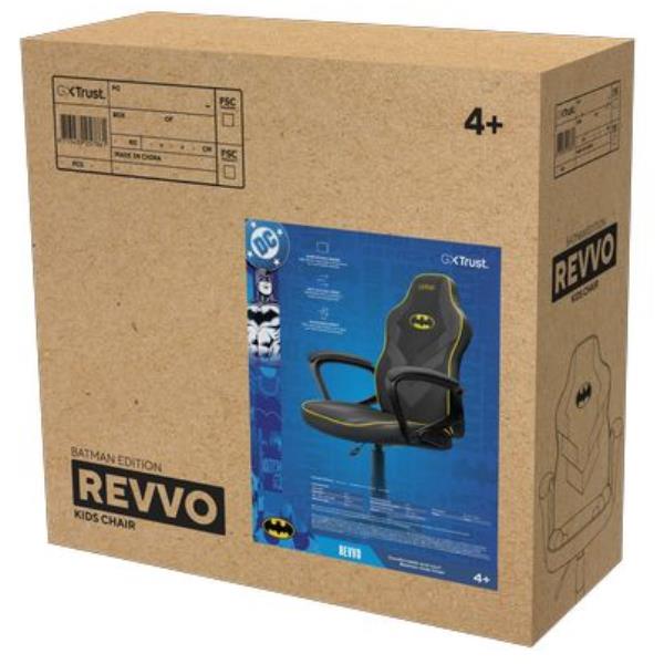 SEDIA GAMING PER RAGAZZI FINO 12 ANNI LICENZIATA (DC) BATMAN - TRUST GXT703SM REVVO KIDS CHAIR BATMAN - GRIGIA 8