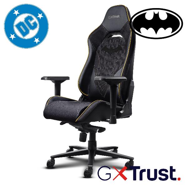 TRUST SEDIA GAMING PRO PREMIUM LICENZIATA (DC) BATMAN - TRUST GXT721SM RUYA PRO BATMAN NERA