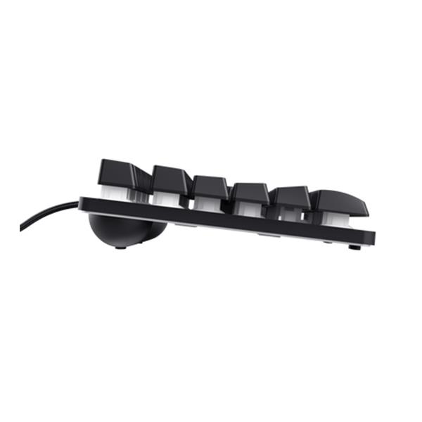 SET GAMING TASTIERA (COMPATTA TKL) E MOUSE (6.400DPI) CABLATI ILLUMINATI - PLASTICA RICICLATA 69% - LAYOUT ITALIANO - TRUST GXT798 SET 2 IN 1 - NERO 5