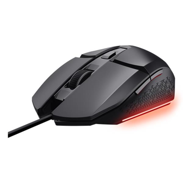 SET GAMING TASTIERA (COMPATTA TKL) E MOUSE (6.400DPI) CABLATI ILLUMINATI - PLASTICA RICICLATA 69% - LAYOUT ITALIANO - TRUST GXT798 SET 2 IN 1 - NERO 6