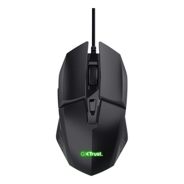 SET GAMING TASTIERA (COMPATTA TKL) E MOUSE (6.400DPI) CABLATI ILLUMINATI - PLASTICA RICICLATA 69% - LAYOUT ITALIANO - TRUST GXT798 SET 2 IN 1 - NERO 7