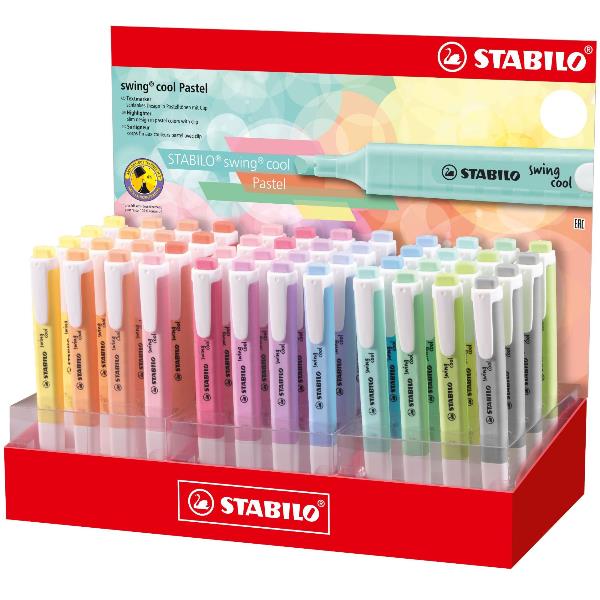 STABILO EVIDENZIATORE SWING COOL - Espositore 48 evidenziatori