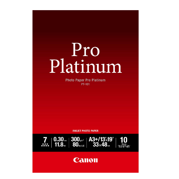 CONSUMABILI CANON IT £PT-101 A3 10SH-PRO PLATINUM PAPER