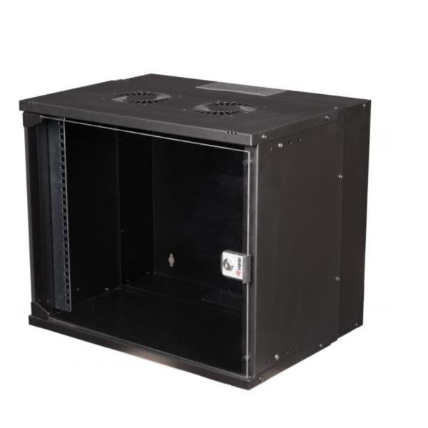 EQUIP EQUIP EWM-09-5440-B - ARMADIO ECO MOUNT 19', 09U, 540x400mm, RAL9005 Nero