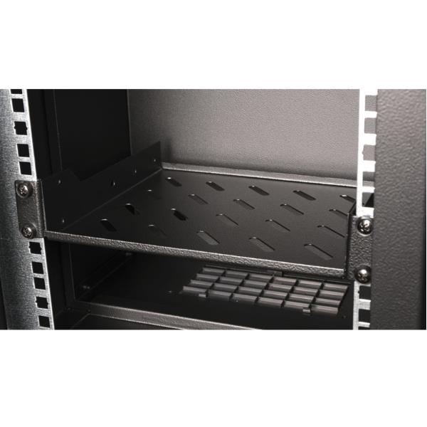 EQUIP - RIPIANO FISSO 10”, 1U, 200mm, Nero 2