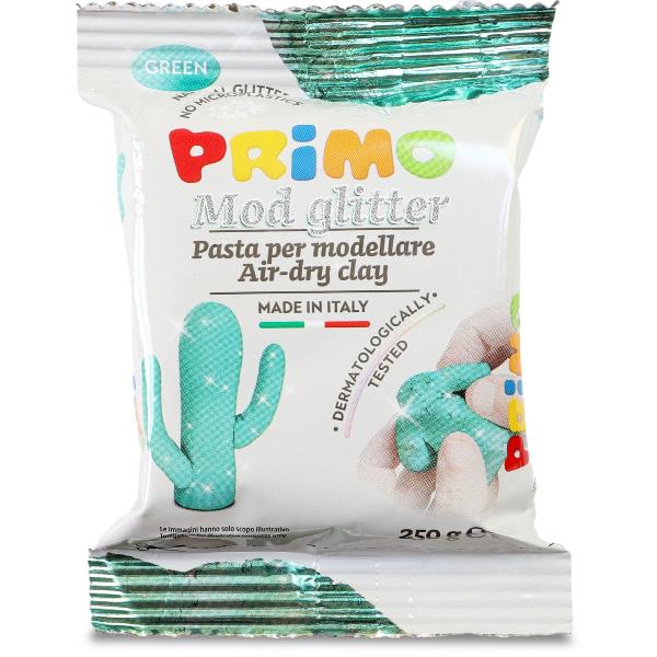 PASTA PER MODELLARE 250GR - VERDE GLITTER 2