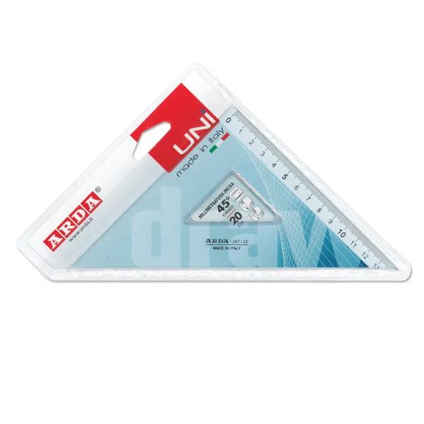 ARDA SQUADRA 45° 20CM LINEAUNI