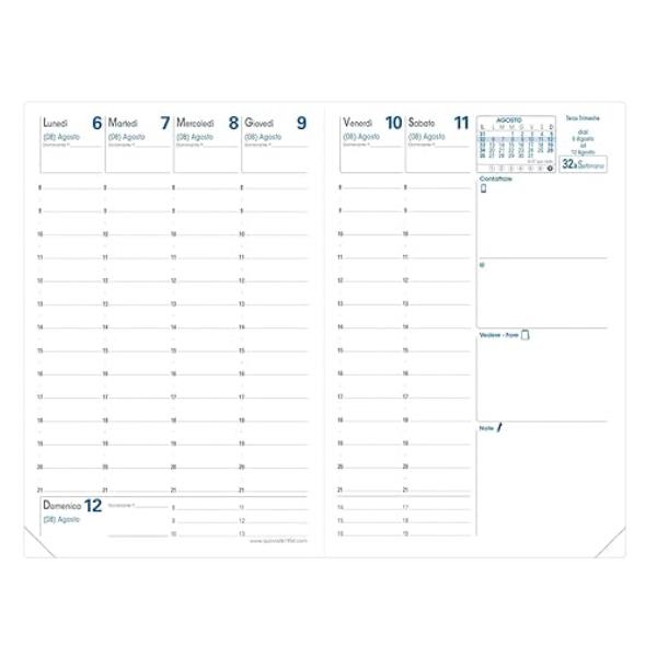 AGENDA UNIVERSITAIRE ROMA BLU NAVY 3