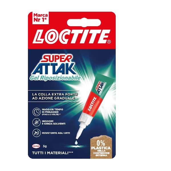 LOCTITE Super Attak Gel Riposizionabile 3g 2