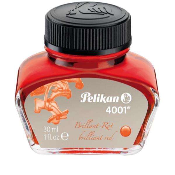 INCHIOSTRO STILOGRAFICA PELIKAN 4001 ROSSO ML 30 2