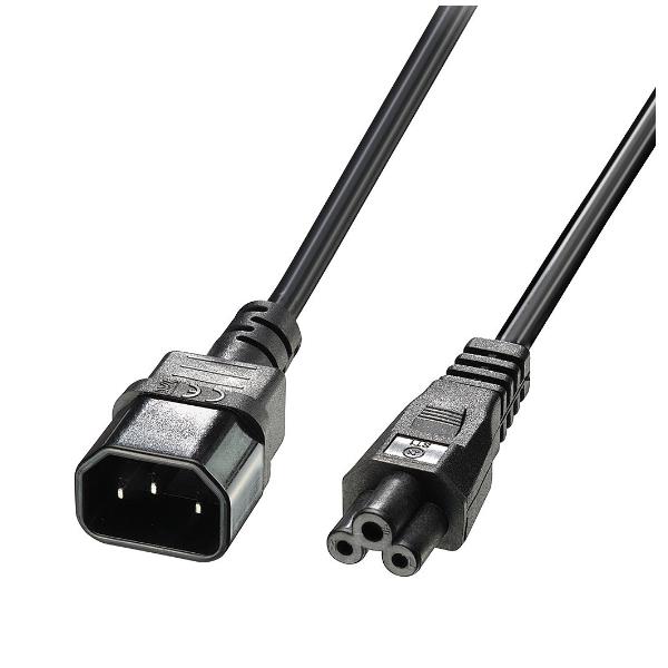Lindy Cavo di alimentazione da C5 a C14, Lead-free, 1m