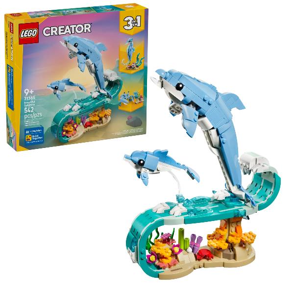 LEGO Animali marini: meravigliosi delfini
