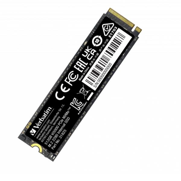 VERBATIM SSD Interna VI5000 M2 PCIE4 NVME GEN4 512GB