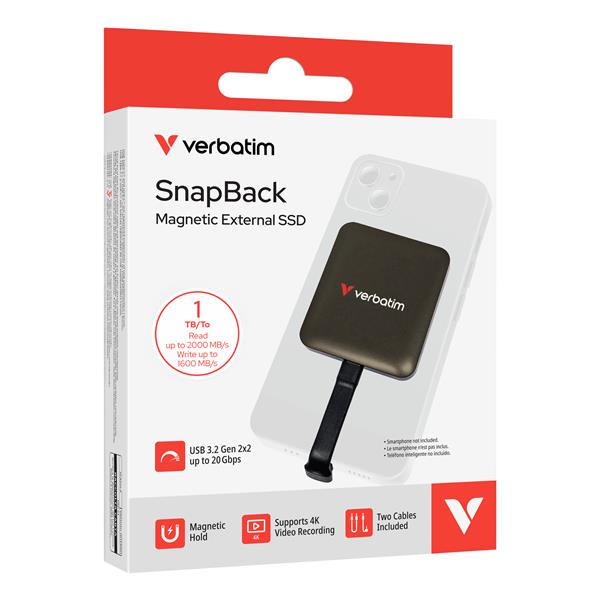 SSD Esterna SnapBack 1TB usb C 3