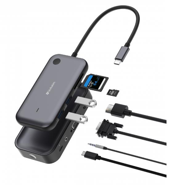 VERBATIM Share My screen adattatore wireless USB-C con hub HDMI VGA Mirroring