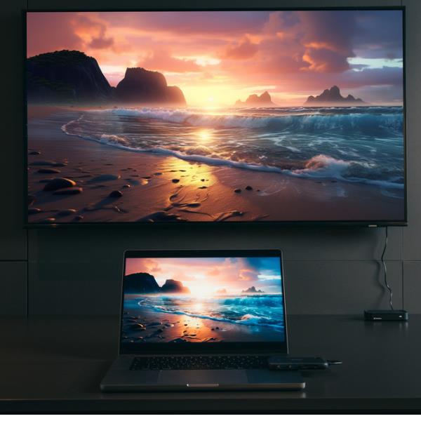 Share My screen adattatore wireless USB-C con hub HDMI VGA Mirroring 2