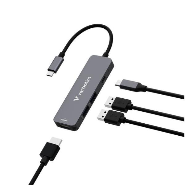 USB C MULTIPORTE HUB 4in1 PD100W 4