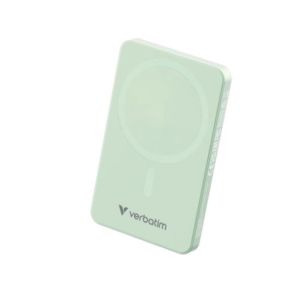 VERBATIM POWER BANK 5000MAH MAGNETICO GREEN