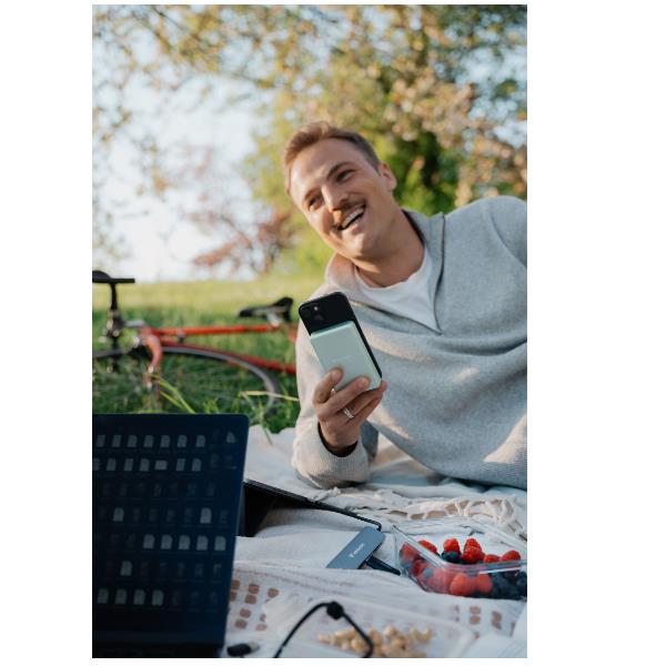 POWER BANK 10000MAH MAGNETICO GREEN 6