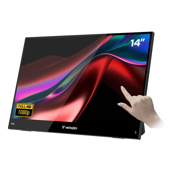 VERBATIM Monitor Portatile 14" Touchscreen Light FHD