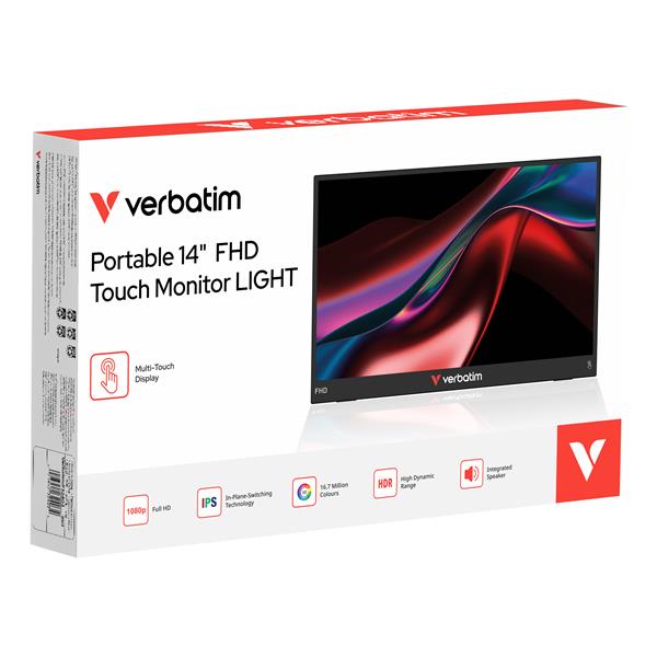 Monitor Portatile 14" Touchscreen Light FHD 4