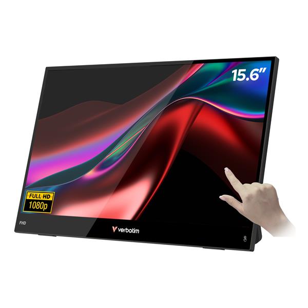 VERBATIM Monitor Portatile 15.6" Touchscreen FHD Light